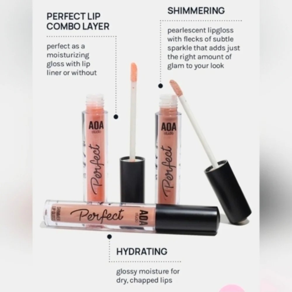 Lip Bundle- Brownish Nude Tones- Tinted Lip Oil & Gloss, Lipliner, Balm Lipstick - Picture 7 of 7